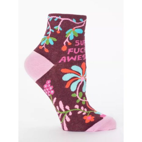 BLUE Q Women's Super F@#$ing Awesome Ankle Socks