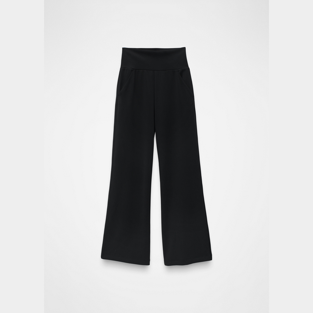 PRANA Women's Shea Hot Spell Wide Leg Pant Black
