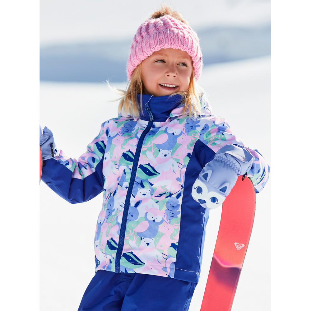 Veste Technique Fille Roxy Snowyhill - Imperméable 5K, Chaude Et Respirante | Pour Snow Et Hiver 8-16 Ans