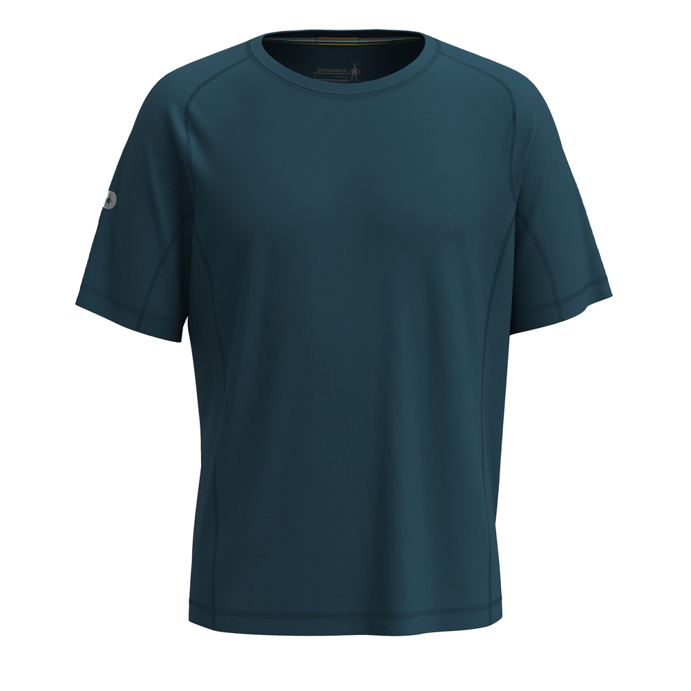 SMARTWOOL Men's Active Ultralite Short Sleeve Shirt Twilight Blue