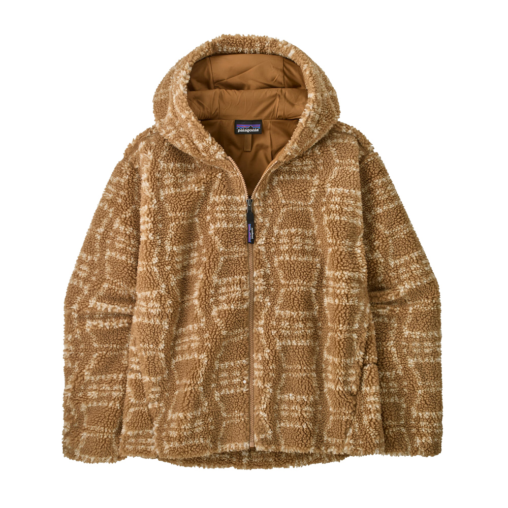 PATAGONIA Women's Lunar Dusk Fleece Hoody Snowshoe Hare Nest Brown