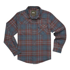 HOWLER BROTHERS Men's Harker's Flannel Kempton Dark Slate