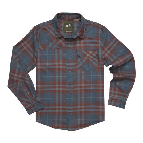HOWLER BROTHERS Men's Harker's Flannel Kempton Dark Slate