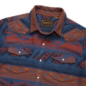 HOWLER BROTHERS Men's Sheridan Flannel Canyon Codes Skyfall