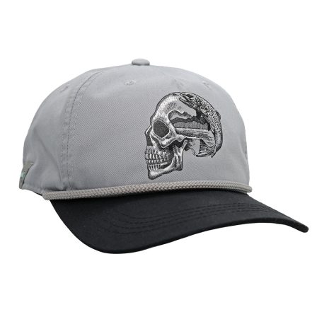 REP YOUR WATER Last Cast Unstructured 5 Panel Hat Mid-Tone Gray