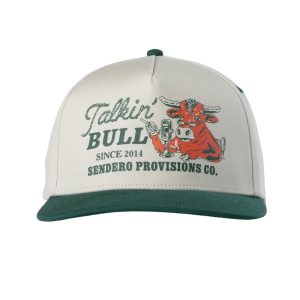 SENDERO Talkin' Bull Hat White Green